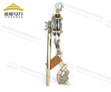 自帶夾頭緊線器